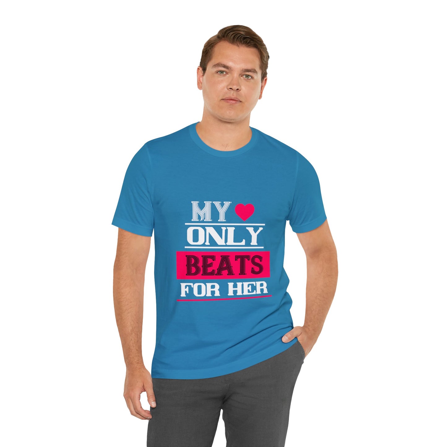 π "My Heart Only Beats for Her" Tee - A Love Declaration for Valentine's Day π