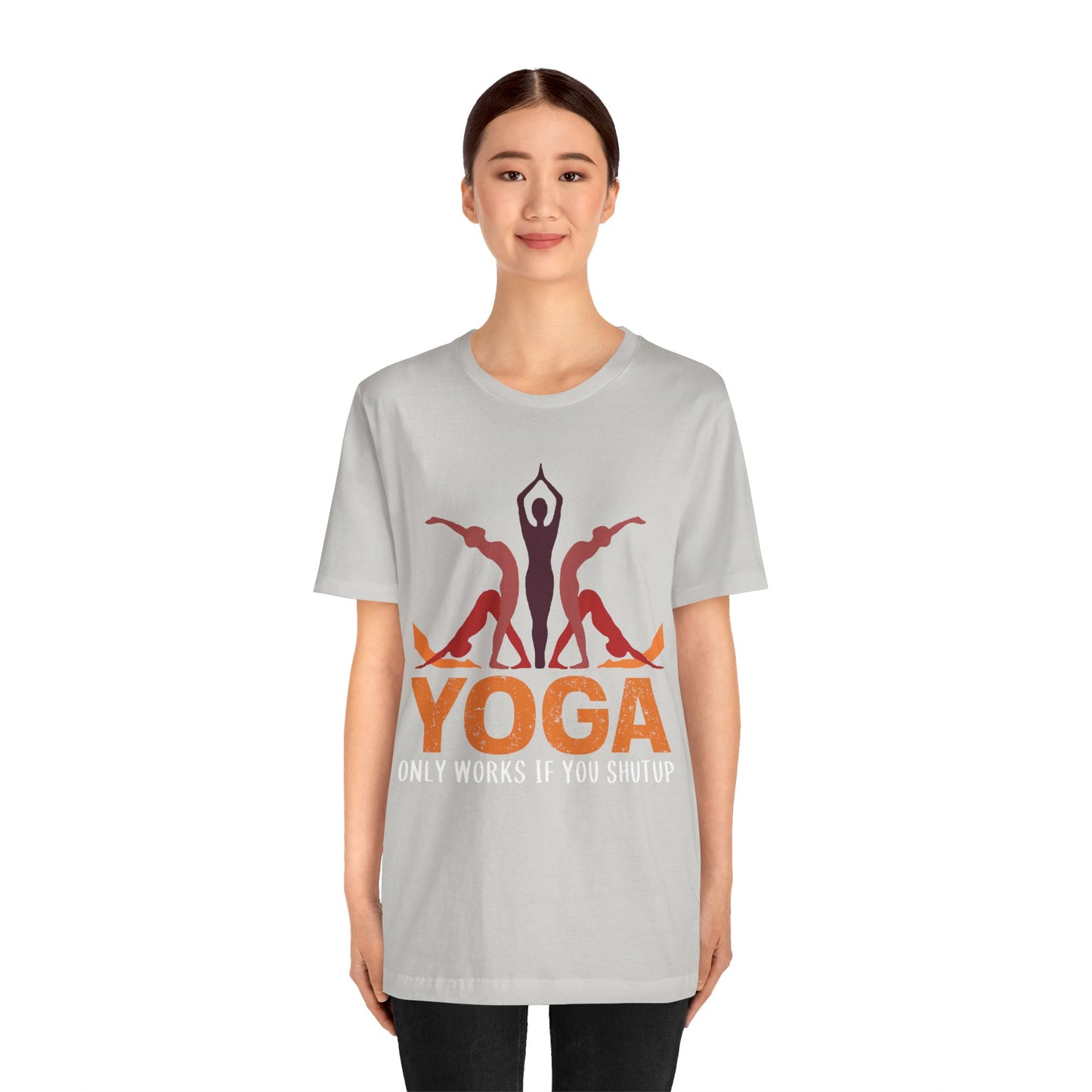 Find Focus with Humor in the "Silent Mantra" Yoga Tee
