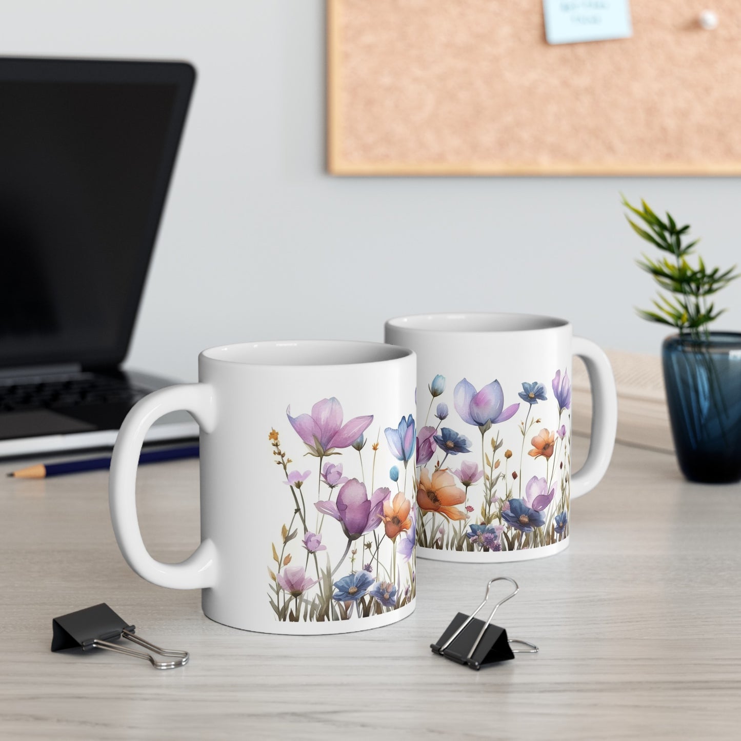 ๐ธ Floral Ceramic Mug 11oz ๐ธ