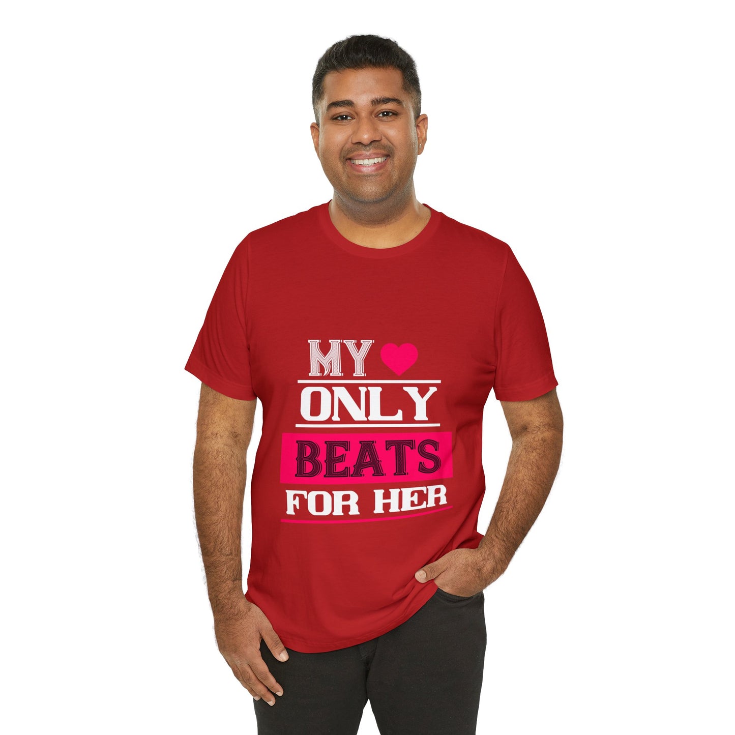 π "My Heart Only Beats for Her" Tee - A Love Declaration for Valentine's Day π