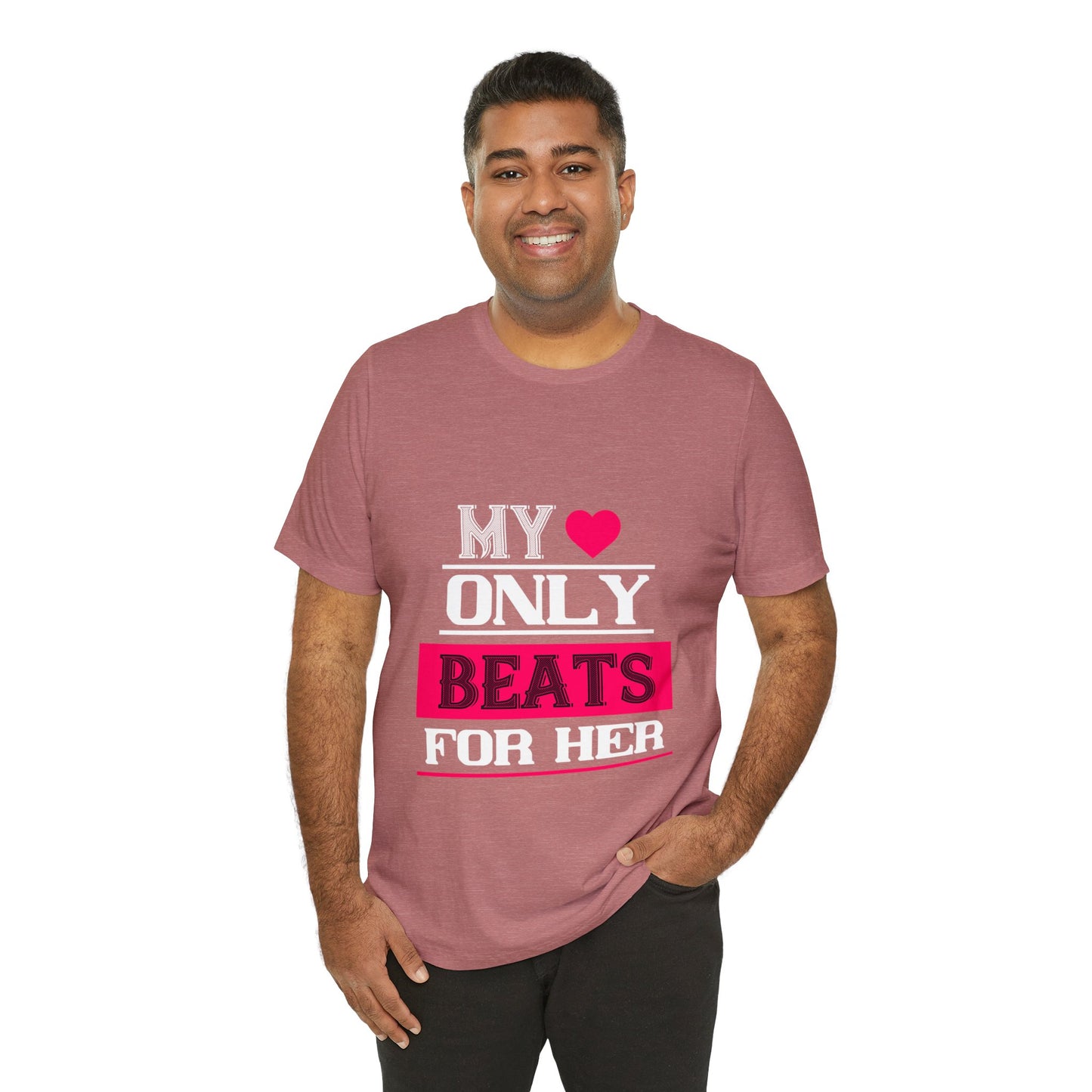 π "My Heart Only Beats for Her" Tee - A Love Declaration for Valentine's Day π