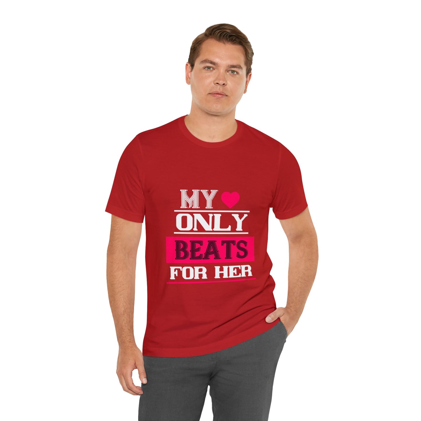 π "My Heart Only Beats for Her" Tee - A Love Declaration for Valentine's Day π
