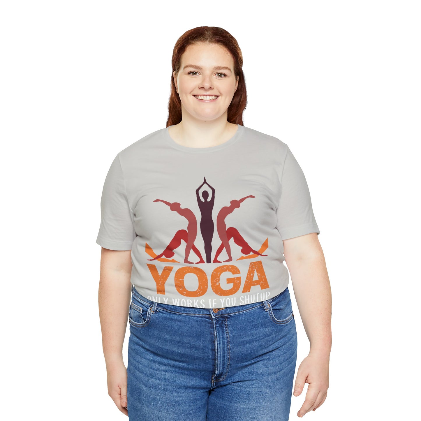 Find Focus with Humor in the "Silent Mantra" Yoga Tee