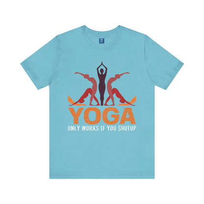 Find Focus with Humor in the "Silent Mantra" Yoga Tee