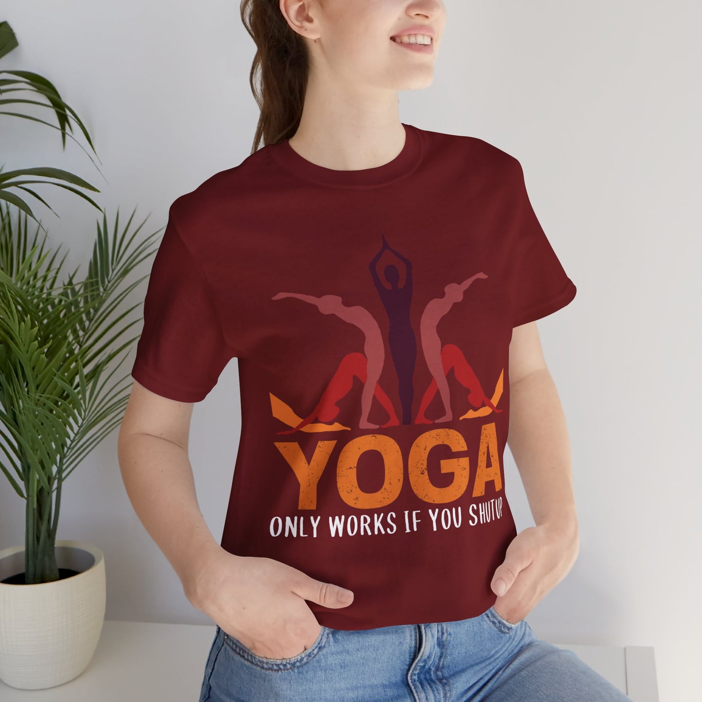 Find Focus with Humor in the "Silent Mantra" Yoga Tee