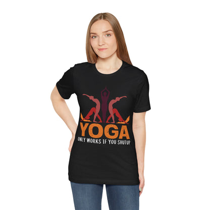 Find Focus with Humor in the "Silent Mantra" Yoga Tee