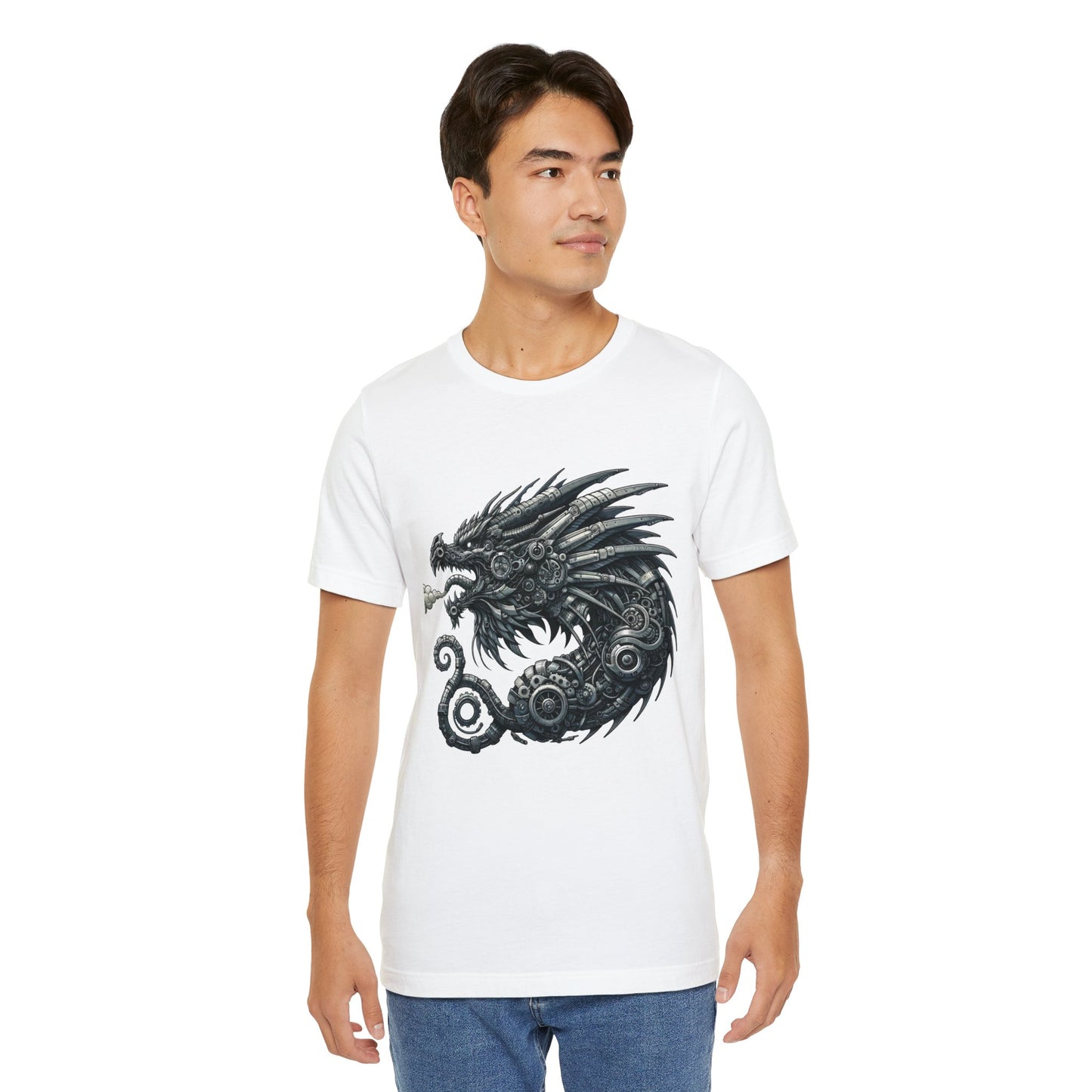 Mechanical Might Dragon Tee - Jersey Short Sleeve Tee