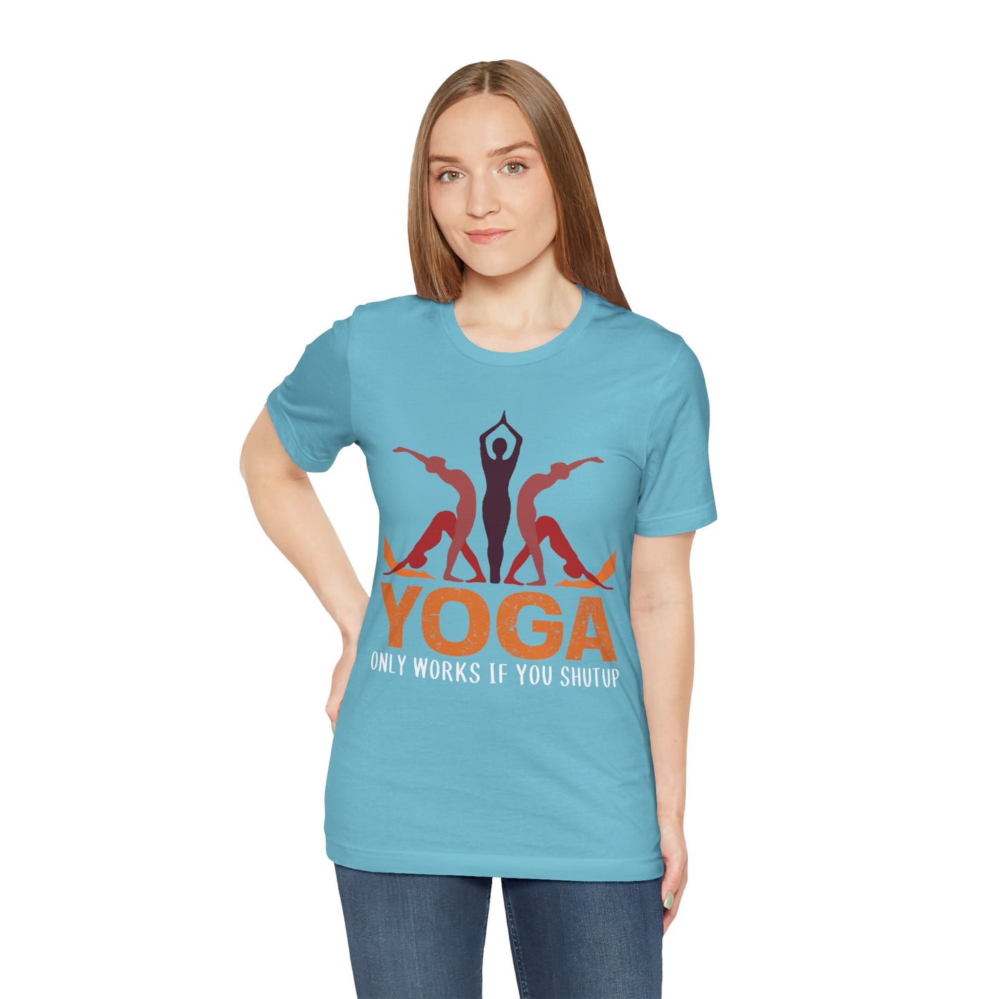 Find Focus with Humor in the "Silent Mantra" Yoga Tee