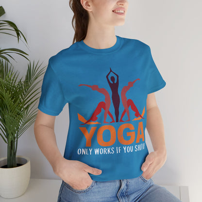 Find Focus with Humor in the "Silent Mantra" Yoga Tee