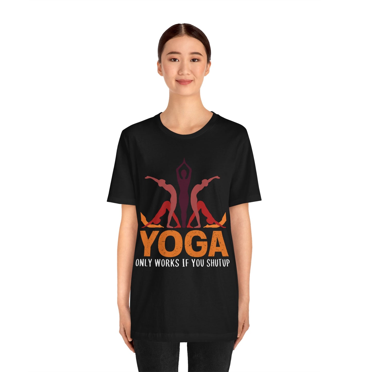 Find Focus with Humor in the "Silent Mantra" Yoga Tee