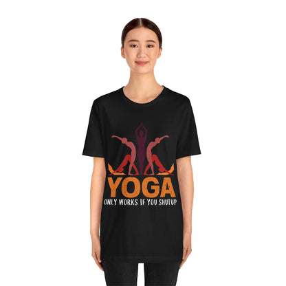 Find Focus with Humor in the "Silent Mantra" Yoga Tee