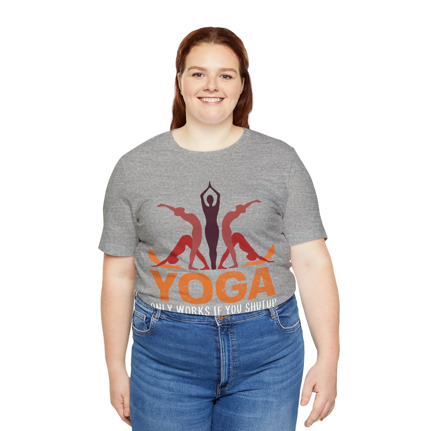 Find Focus with Humor in the "Silent Mantra" Yoga Tee