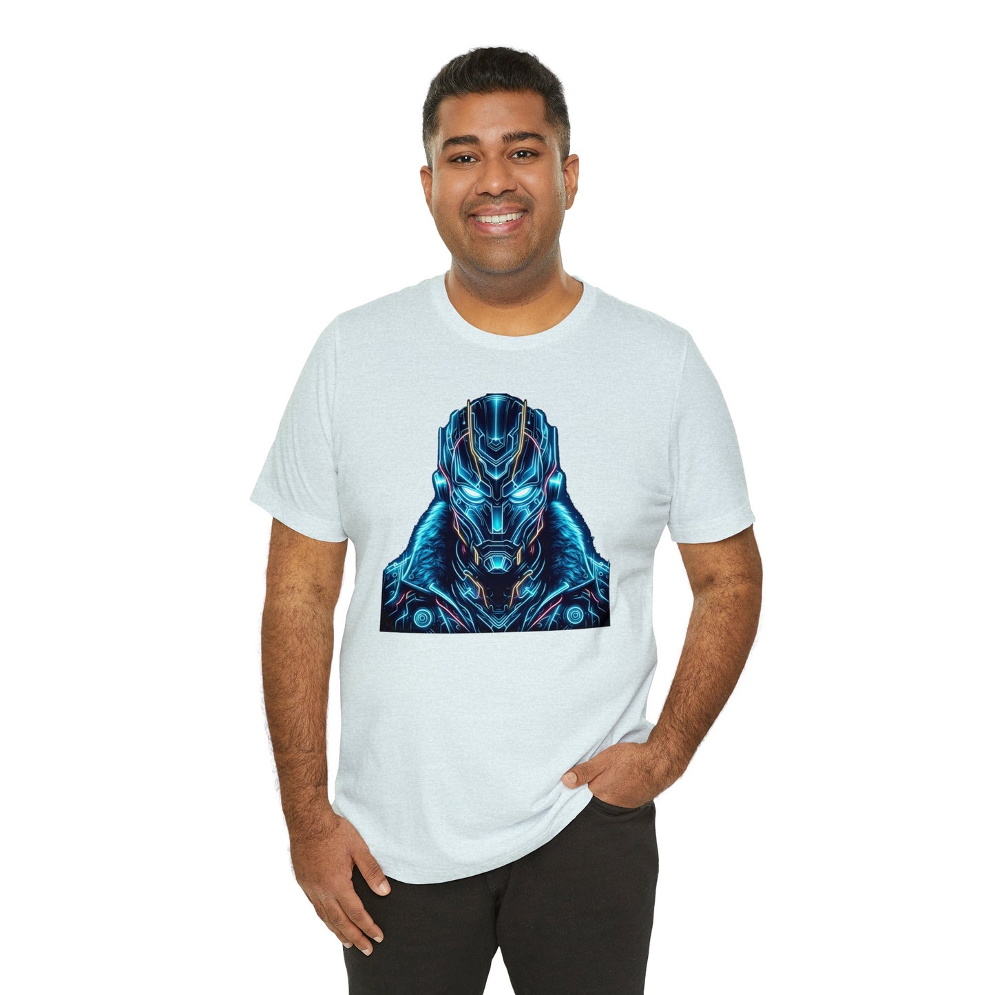 Cybernetic Wolf Tee - Unleash Your Inner Strength - Jersey Short Sleeve Tee