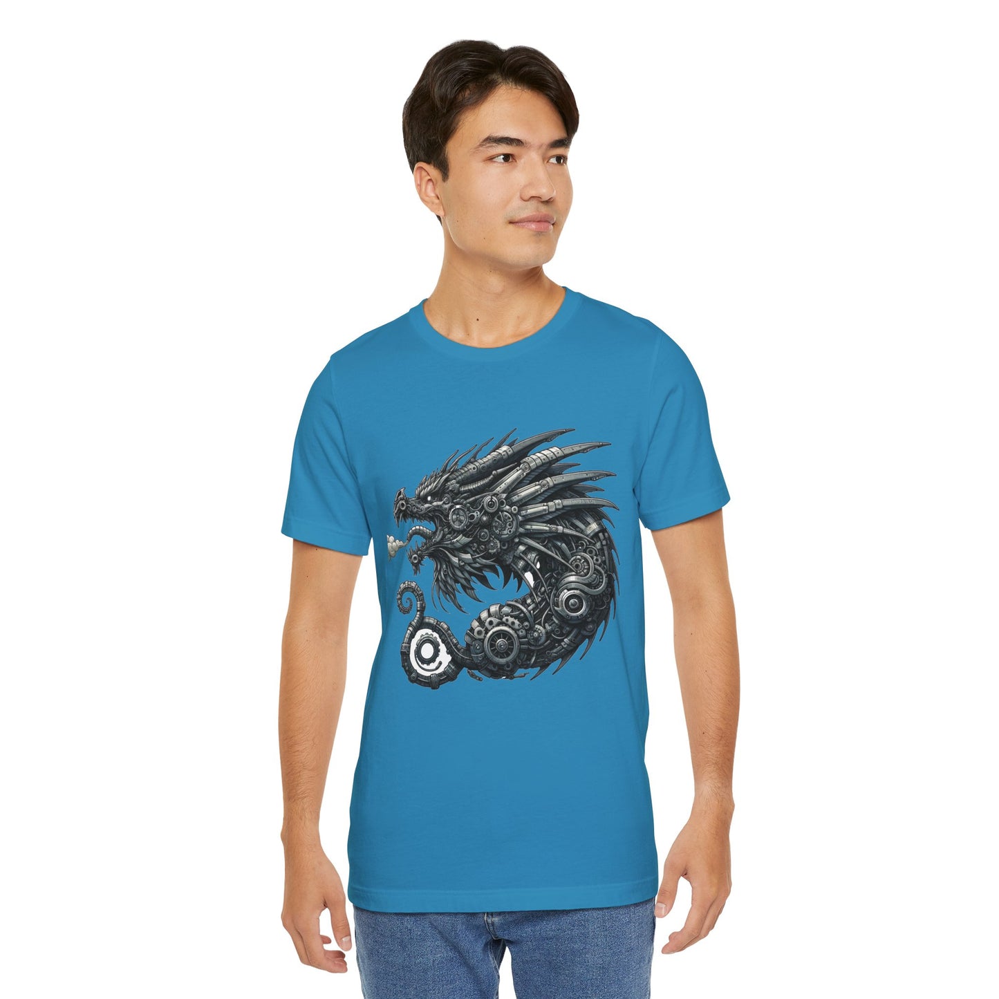 Mechanical Might Dragon Tee - Jersey Short Sleeve Tee