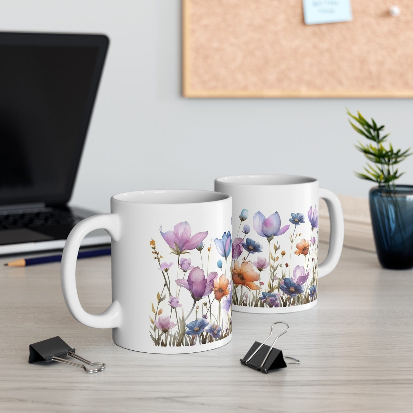 🌸 Floral Ceramic Mug 11oz 🌸