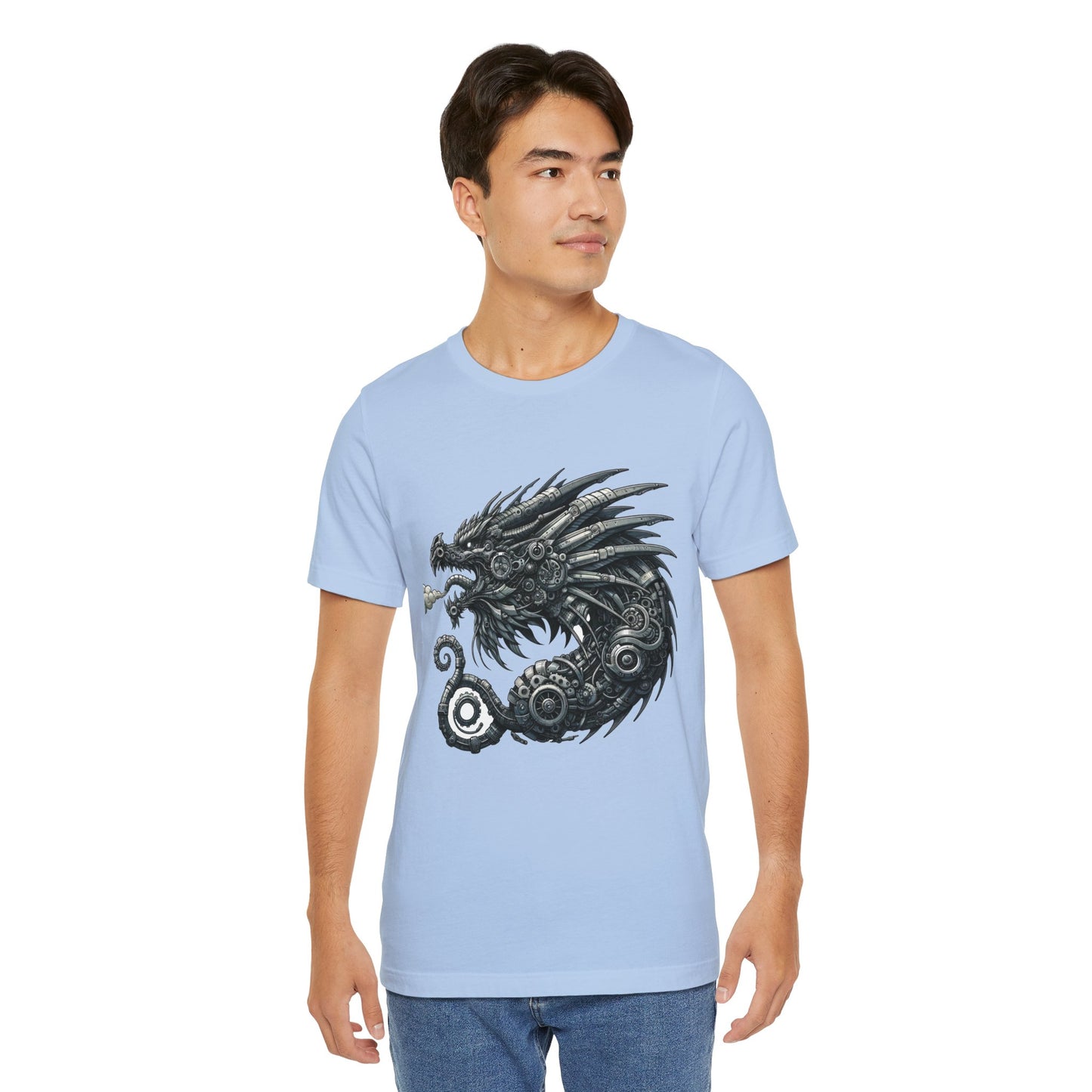 Mechanical Might Dragon Tee - Jersey Short Sleeve Tee