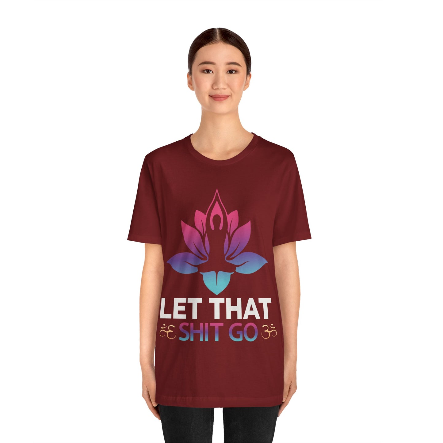 Embrace Positivity with the "Mindful Release" Lotus Tee