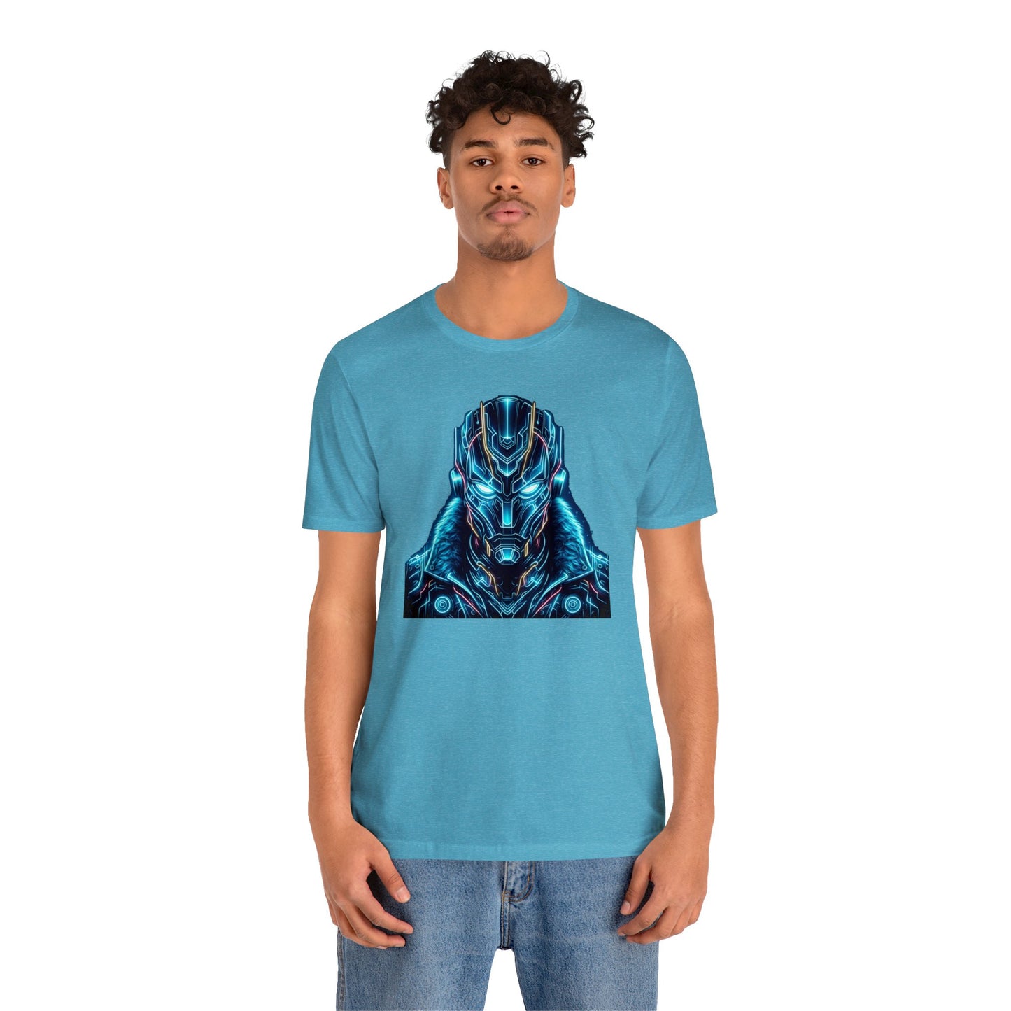 Cybernetic Wolf Tee - Unleash Your Inner Strength - Jersey Short Sleeve Tee