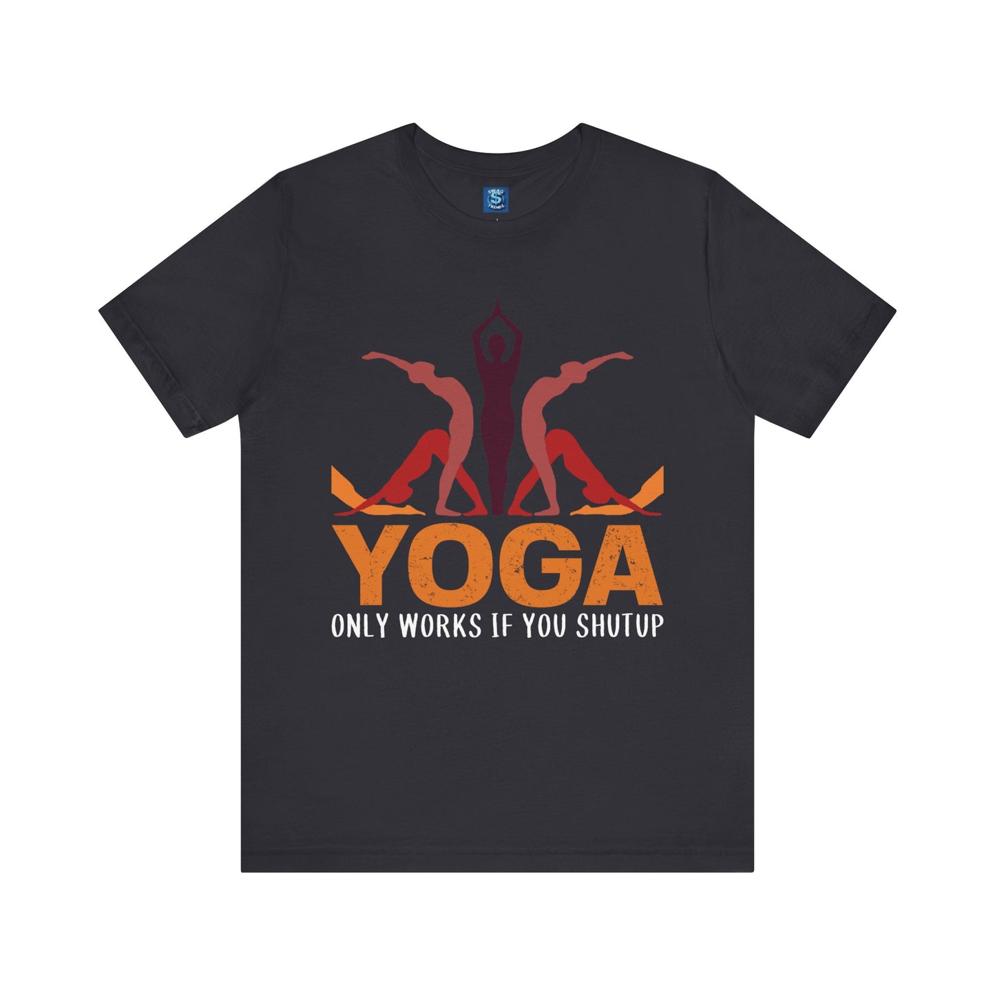 Find Focus with Humor in the "Silent Mantra" Yoga Tee