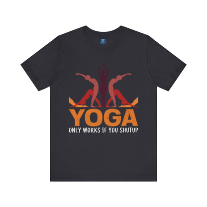 Find Focus with Humor in the "Silent Mantra" Yoga Tee