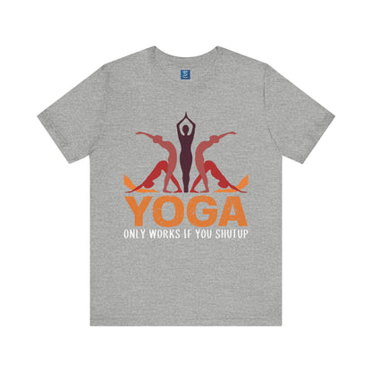 Find Focus with Humor in the "Silent Mantra" Yoga Tee