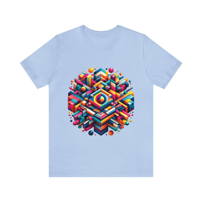 Geo-Pop Explosion - Unisex Jersey Short Sleeve Tee