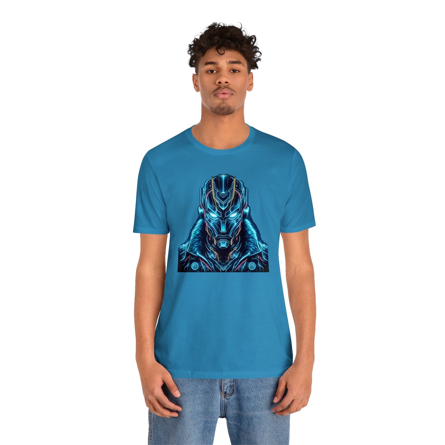 Cybernetic Wolf Tee - Unleash Your Inner Strength - Jersey Short Sleeve Tee