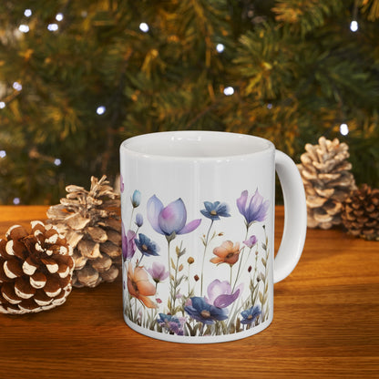 🌸 Floral Ceramic Mug 11oz 🌸