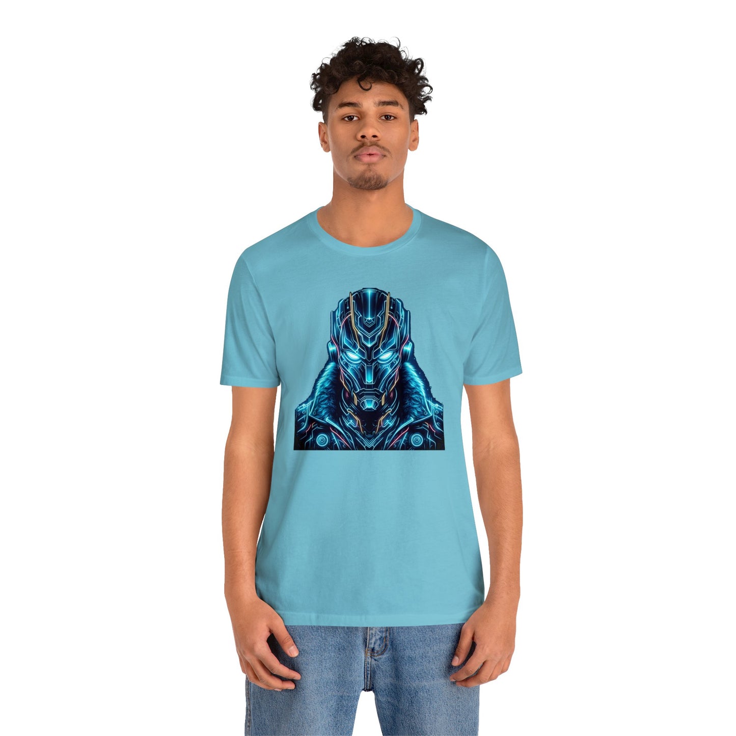 Cybernetic Wolf Tee - Unleash Your Inner Strength - Jersey Short Sleeve Tee