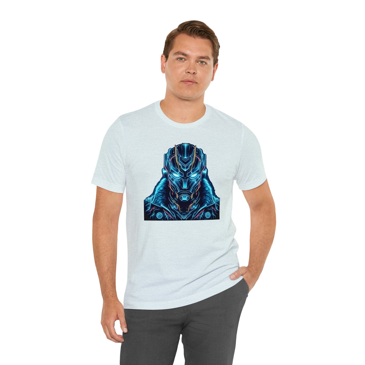 Cybernetic Wolf Tee - Unleash Your Inner Strength - Jersey Short Sleeve Tee