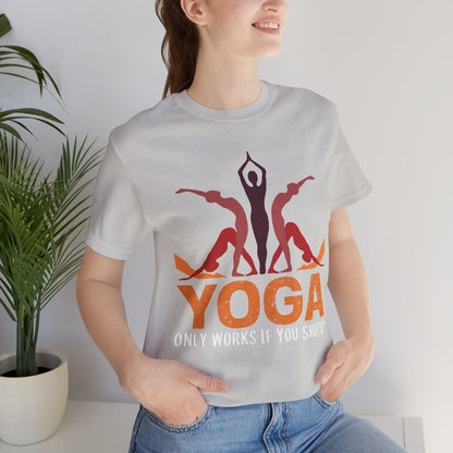 Find Focus with Humor in the "Silent Mantra" Yoga Tee