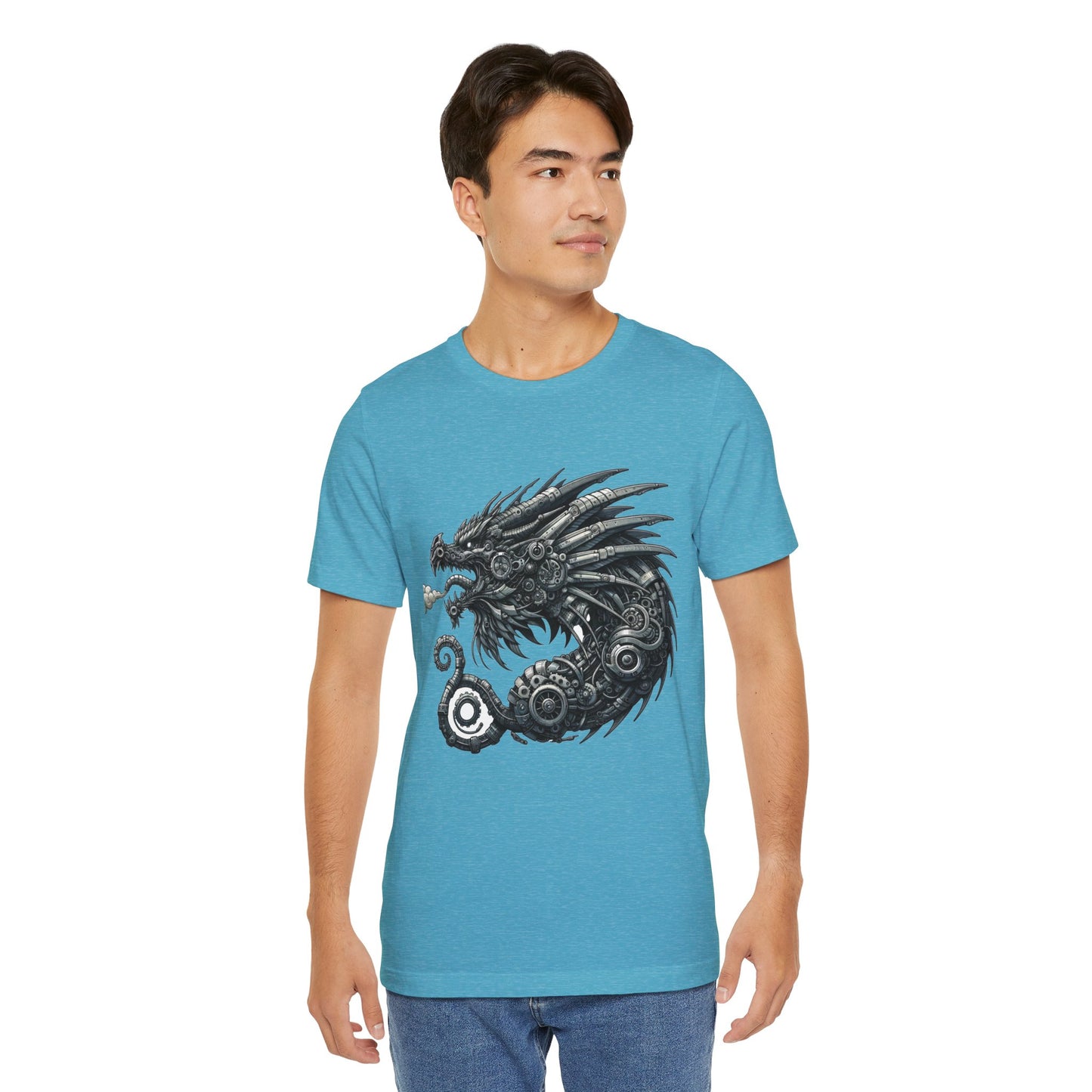 Mechanical Might Dragon Tee - Jersey Short Sleeve Tee