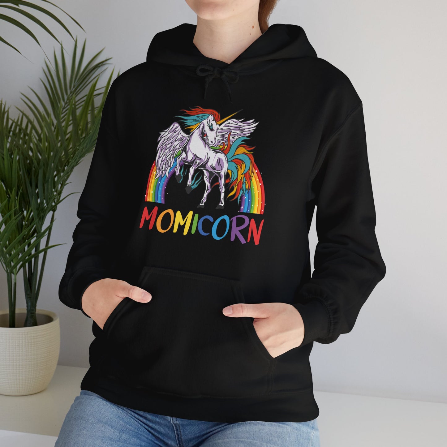 Momicorn Magic Sweatshirt Hoodie - Enchanted Unicorn Design