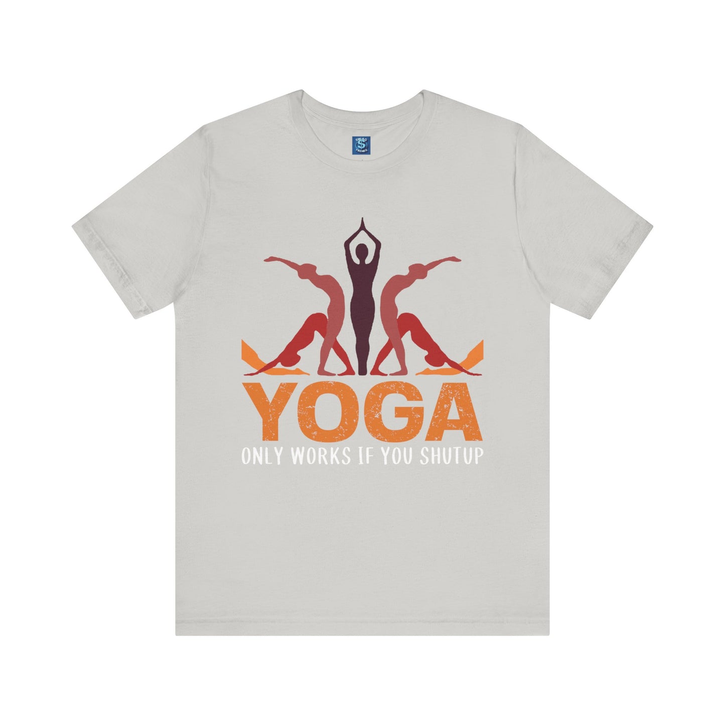 Find Focus with Humor in the "Silent Mantra" Yoga Tee