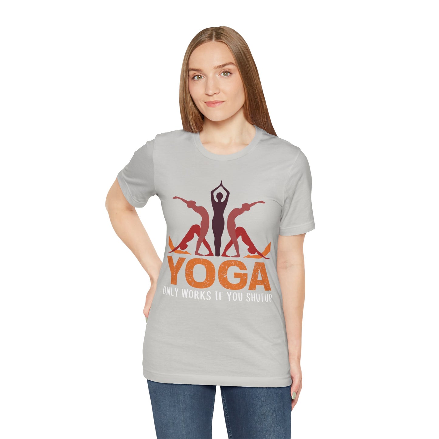 Find Focus with Humor in the "Silent Mantra" Yoga Tee