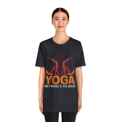 Find Focus with Humor in the "Silent Mantra" Yoga Tee