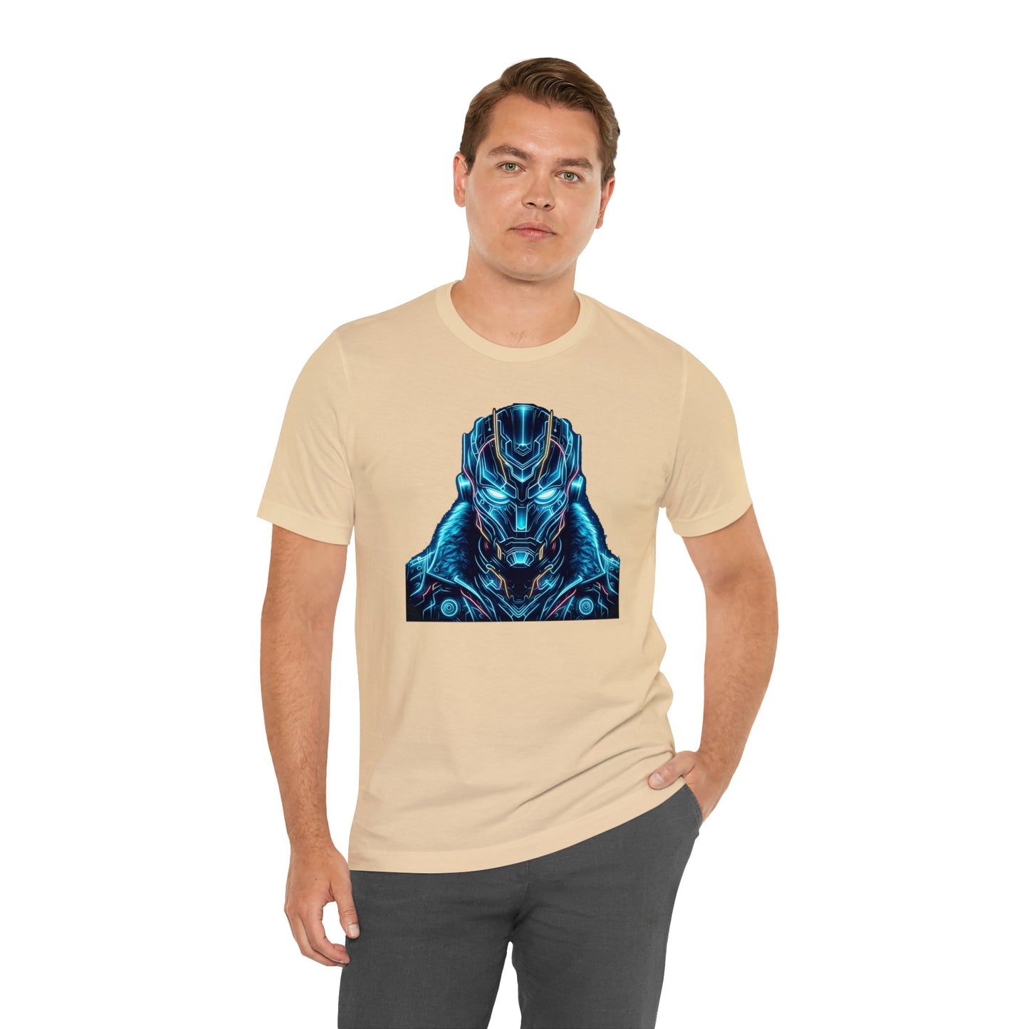 Cybernetic Wolf Tee - Unleash Your Inner Strength - Jersey Short Sleeve Tee