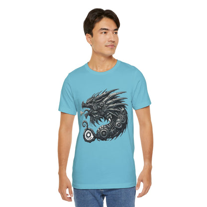 Mechanical Might Dragon Tee - Jersey Short Sleeve Tee