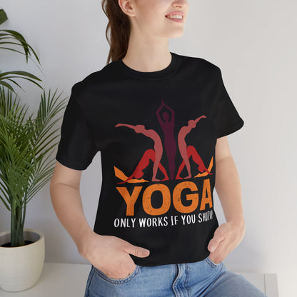 Find Focus with Humor in the "Silent Mantra" Yoga Tee