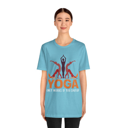 Find Focus with Humor in the "Silent Mantra" Yoga Tee