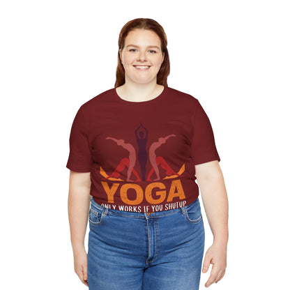 Find Focus with Humor in the "Silent Mantra" Yoga Tee