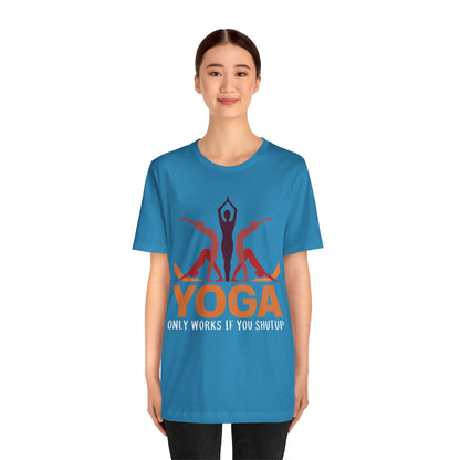 Find Focus with Humor in the "Silent Mantra" Yoga Tee