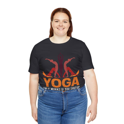 Find Focus with Humor in the "Silent Mantra" Yoga Tee