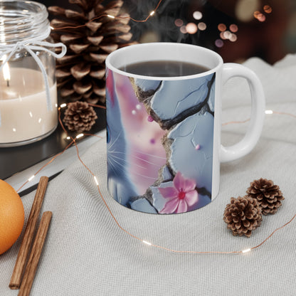 🐾 Adorable White Kitten Coffee Mug – Perfect for Cat Lovers! 🐱☕