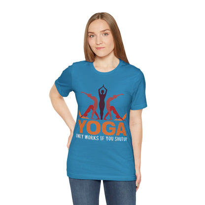 Find Focus with Humor in the "Silent Mantra" Yoga Tee