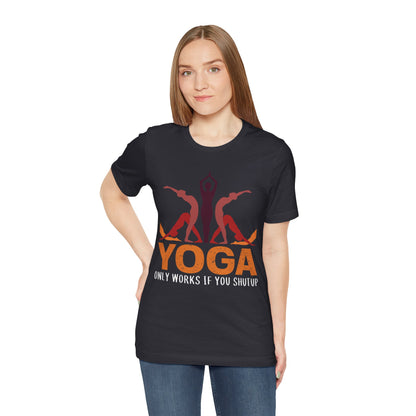 Find Focus with Humor in the "Silent Mantra" Yoga Tee