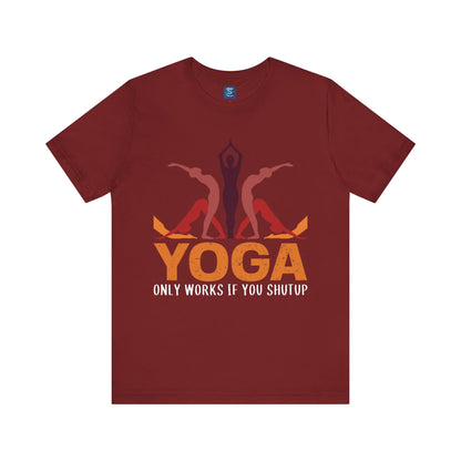 Find Focus with Humor in the "Silent Mantra" Yoga Tee