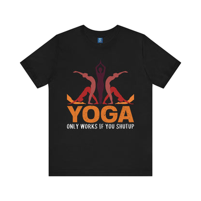 Find Focus with Humor in the "Silent Mantra" Yoga Tee