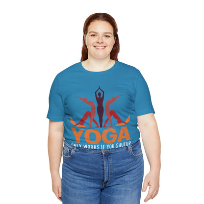 Find Focus with Humor in the "Silent Mantra" Yoga Tee